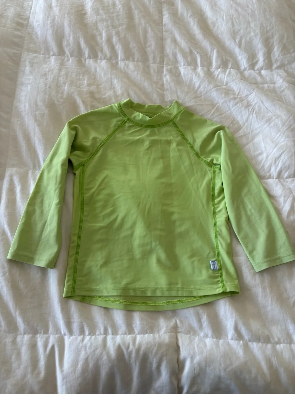 4T iplay Green Long Sleeve Rash Guard Swim Shirt